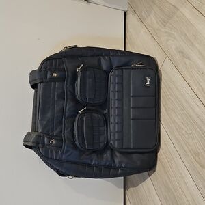 Lug Blue Quilted Backpack